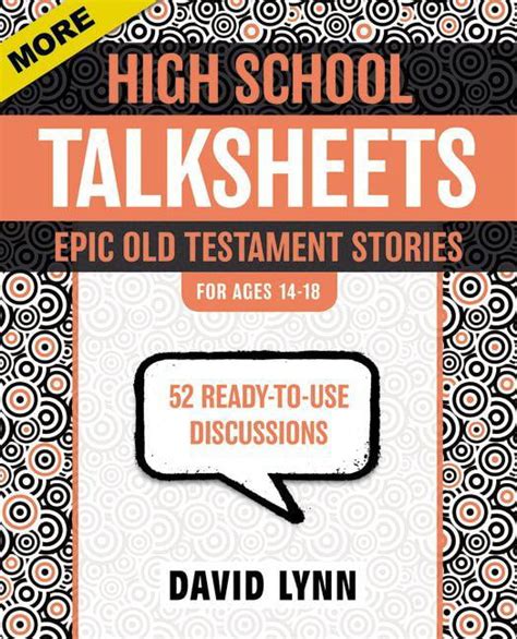 high school talksheets epic old testament stories Kindle Editon