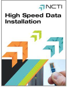 high speed data installation pdf jones ncti Epub