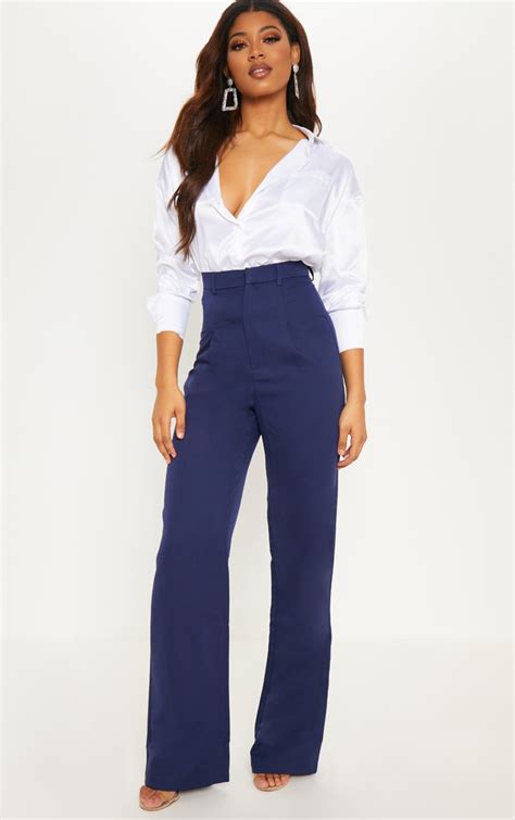 high-rise trousers