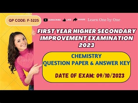 higher secondary improvement exam question paper answer Kindle Editon