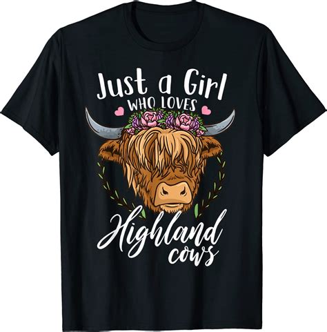 highland cow t shirt