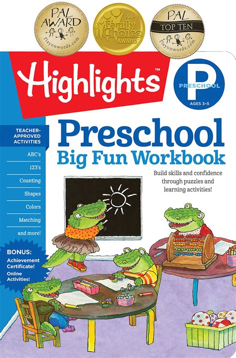 highlights big fun preschool workbook PDF