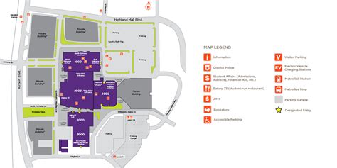 higland campus find class room number