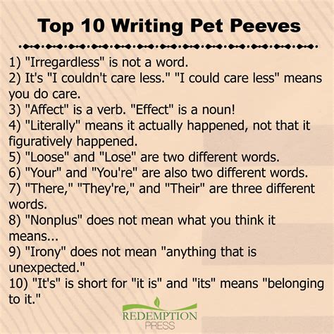 hilarious pet peeves