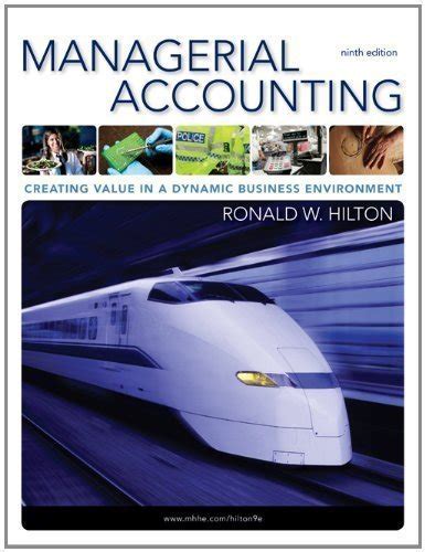hilton managerial accounting test bank Kindle Editon