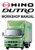 hino dutro sosc workshop repair manual PDF