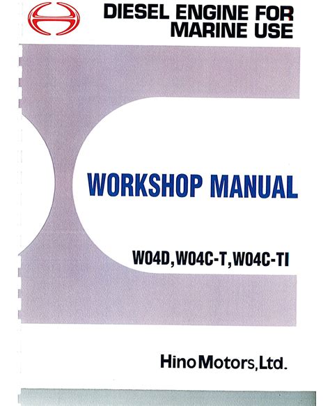 hino workshop manual w04d PDF