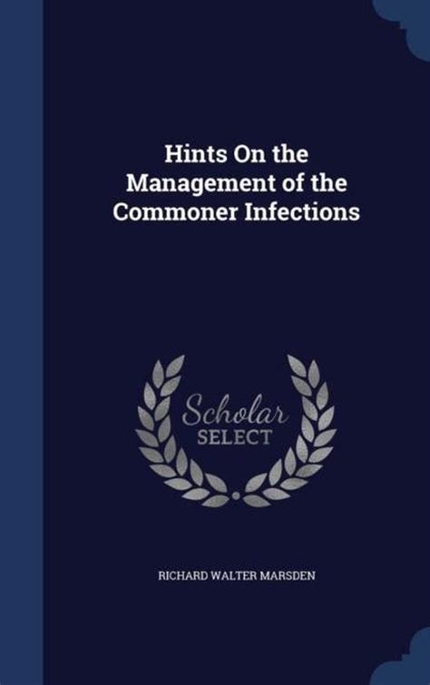 hints management commoner infections marsden Doc