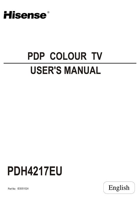 hisense pdh4217 tvs owners manual PDF