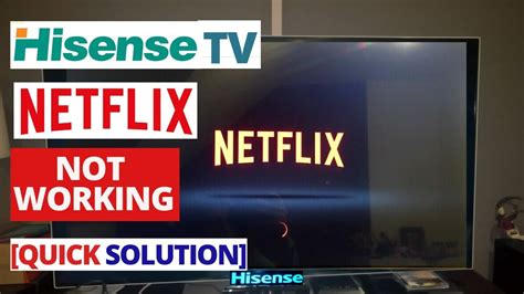 hisense tv problems with netflix Epub