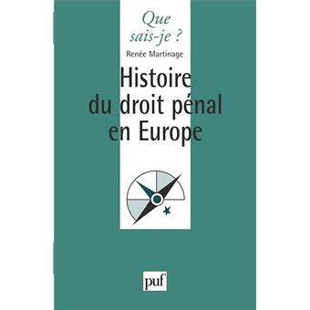 histoire droit p nal europe martinage ebook Kindle Editon