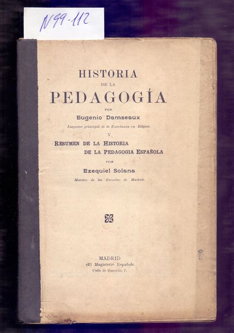 historia de la pedagoga a espaanola Reader