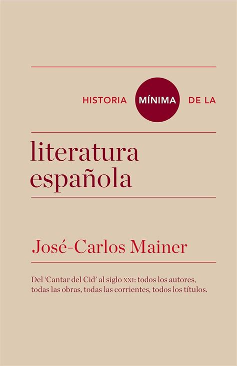 historia minima de la literatura espanola historias minimas PDF