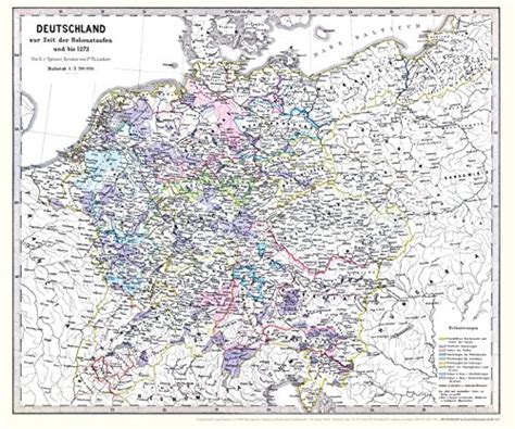 historische karte hohenstaufen r misch deutsche herrschaftsgebiet Kindle Editon