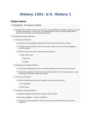 history 1301 chapter 1 test Kindle Editon