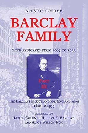 history barclay family pedigrees 1067 Epub