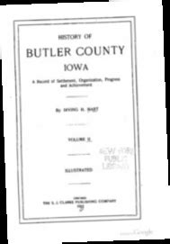 history butler county iowa vol PDF