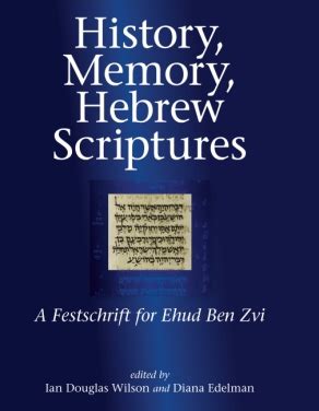 history memory hebrew scriptures festschrift Doc
