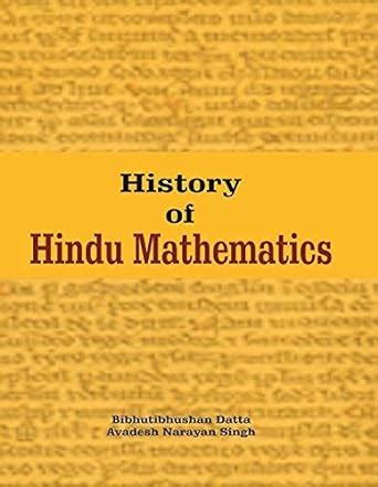 history of hindu mathematics two vol set PDF