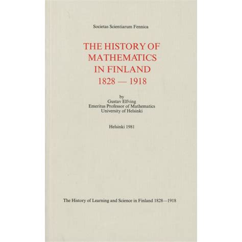 history of mathematics in finland 1828 1918 PDF