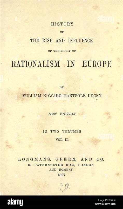 history of the rise and influence of the spirit of rationalism in europe PDF