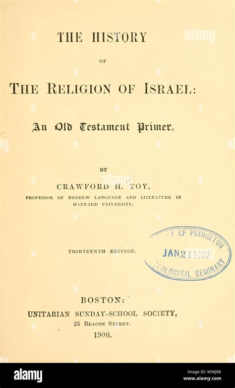 history religion israel testament primer Doc