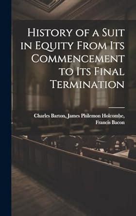 history suit equity commencement termination PDF