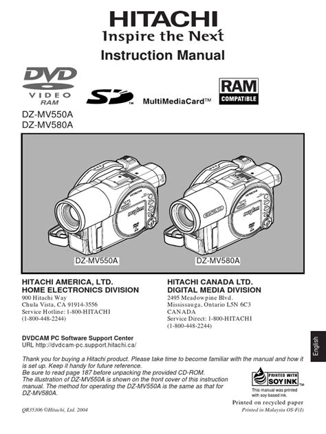 hitachi camera manual Reader