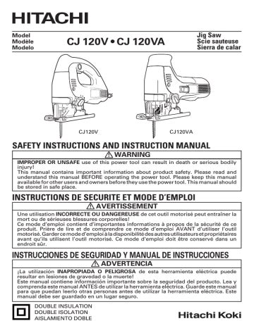 hitachi cj120v user guide Doc