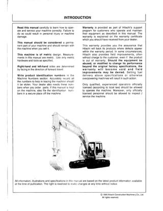 hitachi ex200lc operators manual Reader