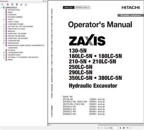 hitachi excavator service manual pdf Kindle Editon