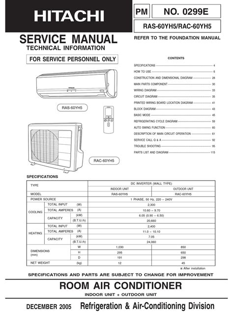 hitachi kaze split ac manual Epub