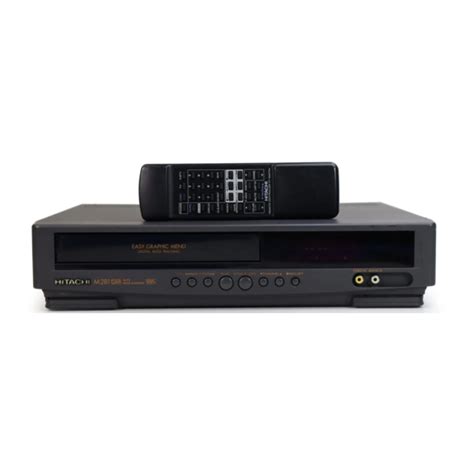 hitachi vt m281a vcrs owners manual PDF