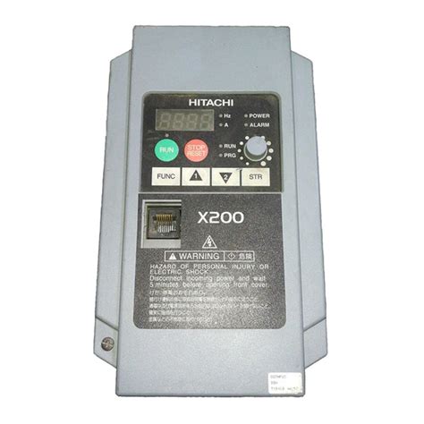 hitachi x200 vfd manual Doc