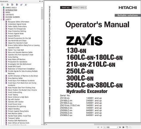 hitachi zx130 manual pdf Kindle Editon