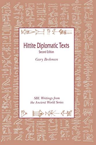 hittite diplomatic texts second edition PDF