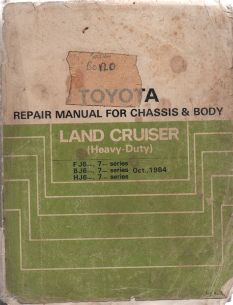 hj75 landcruiser workshop manual Epub