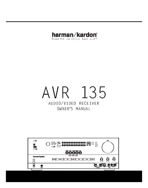 hk avr 135 manual Reader