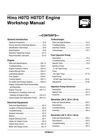 ho7d engine workshop manual pdf Epub
