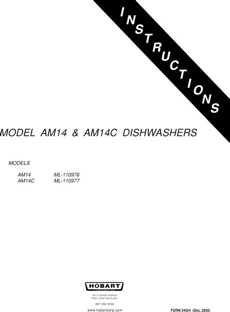 hobart am14 user guide PDF