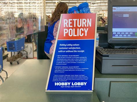 hobby lobby return policy no receipt