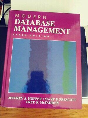 hoffer modern database management 6th edition Epub