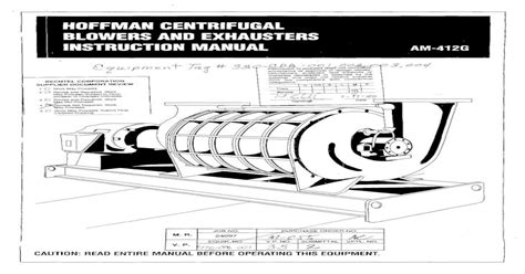 hoffman centrifugal blower manual pdf Kindle Editon