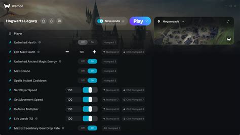 hogwarts legacy cheats