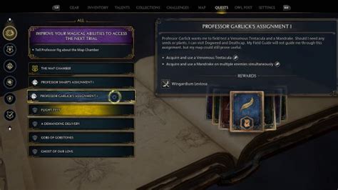 hogwarts legacy main quests