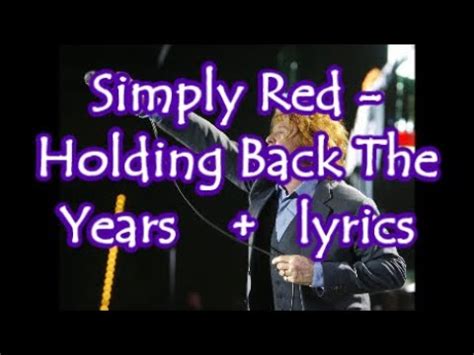 holding back the years lyrics