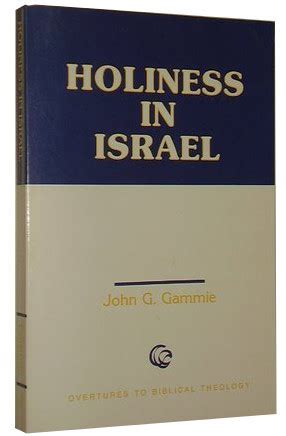 holiness in israel overtures to biblical theology Kindle Editon