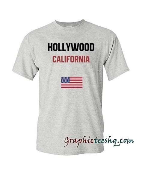 hollywood california t shirts