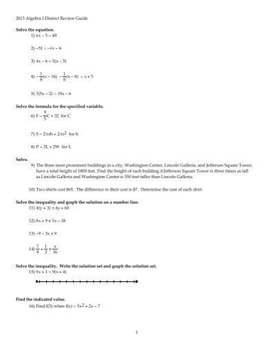 holt algebra 1 study guide review answer Epub