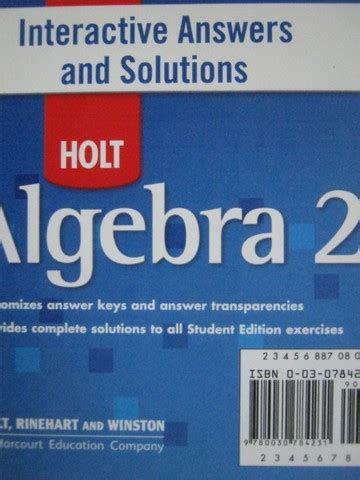 holt algebra 2 online textbook answers Epub